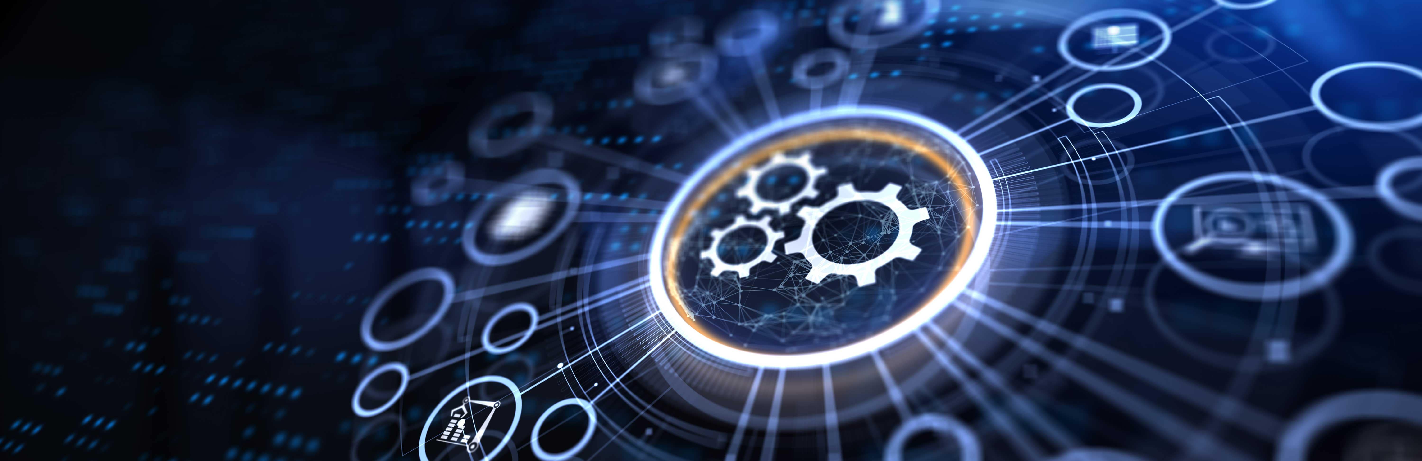 network with settings connected banner
