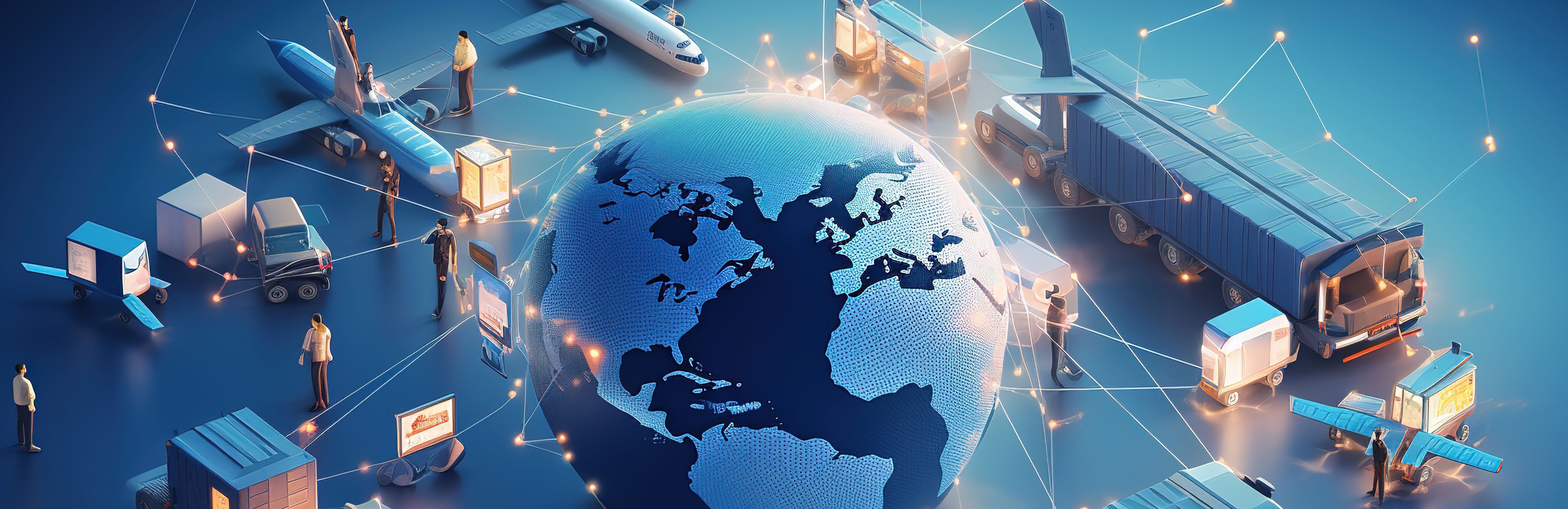 transportation around earth banner image