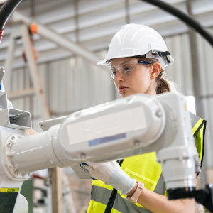 AdobeStock_398486592_bedienungsfehler_300x300 Frau bedient Roboter