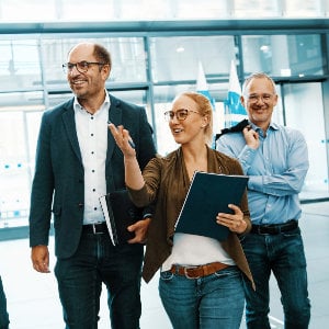 Menschen im Gespräch