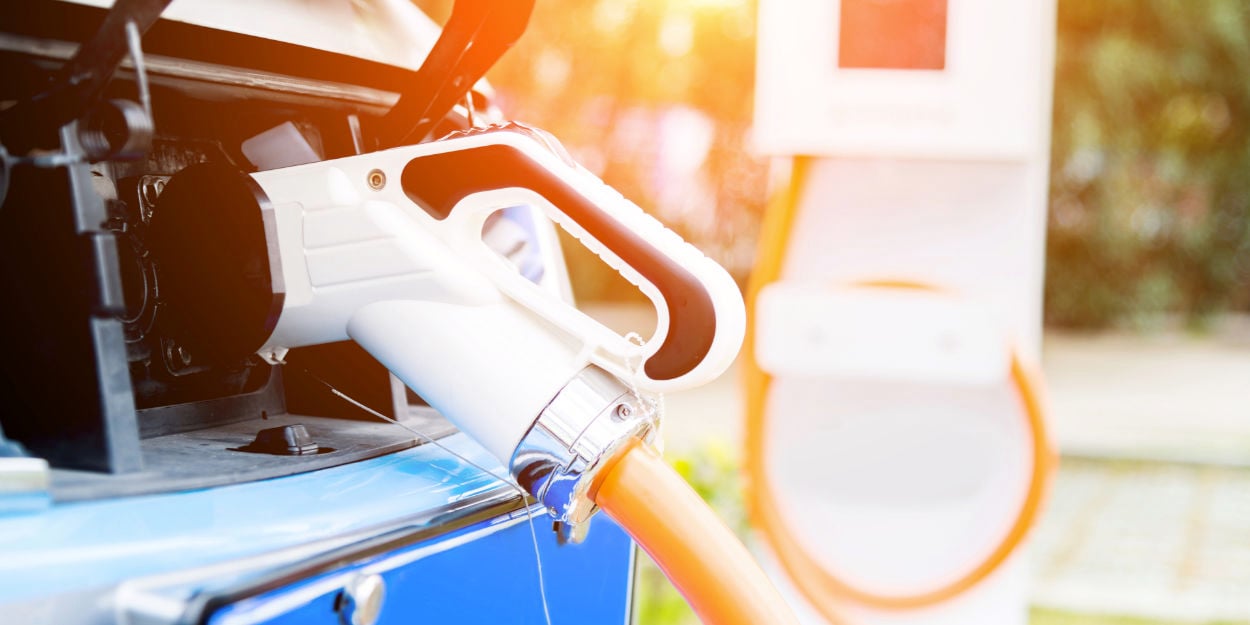 E-Auto beim Laden