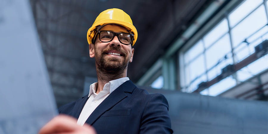 group of workers applauding