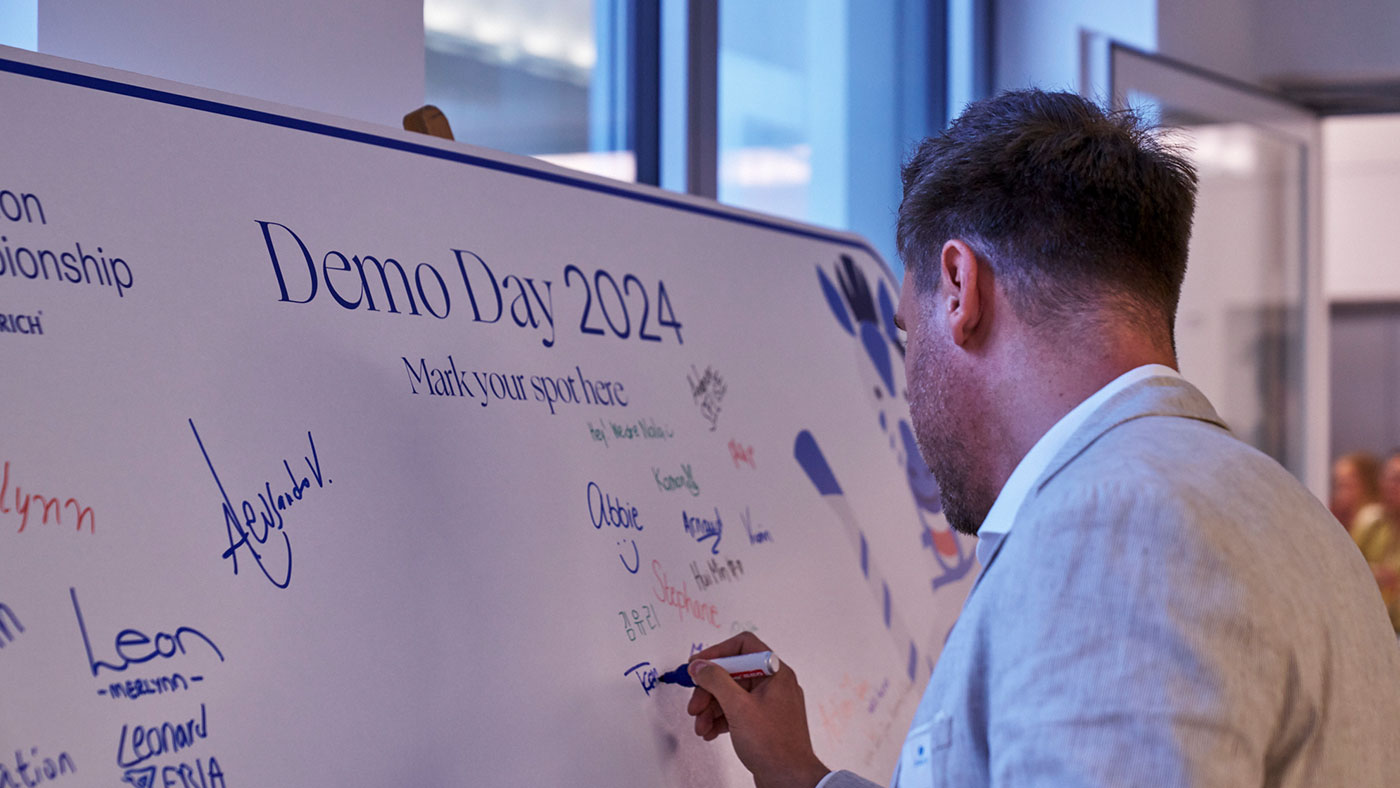 Demo Day 2024 whiteboard