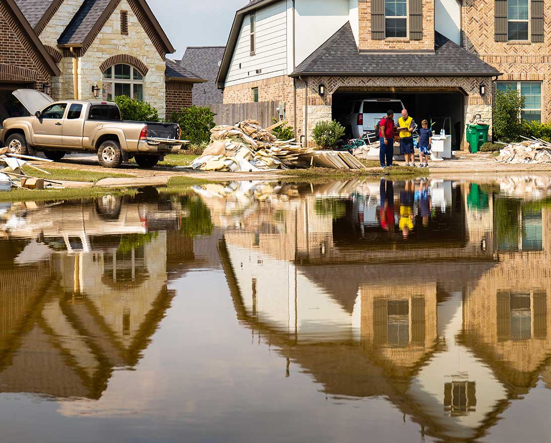 flooded street