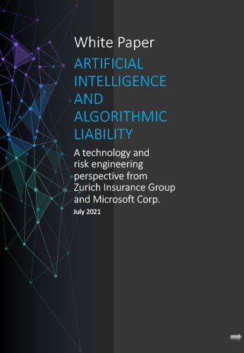 cover whitepaper Artificial Intelligence and Algorithmic Liability