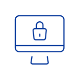 locked computer icon