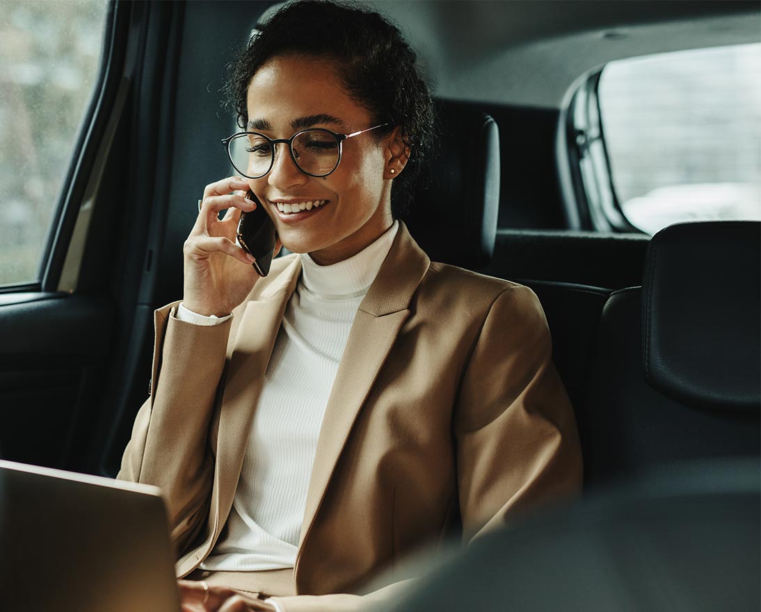 businesswoman talking on the phone