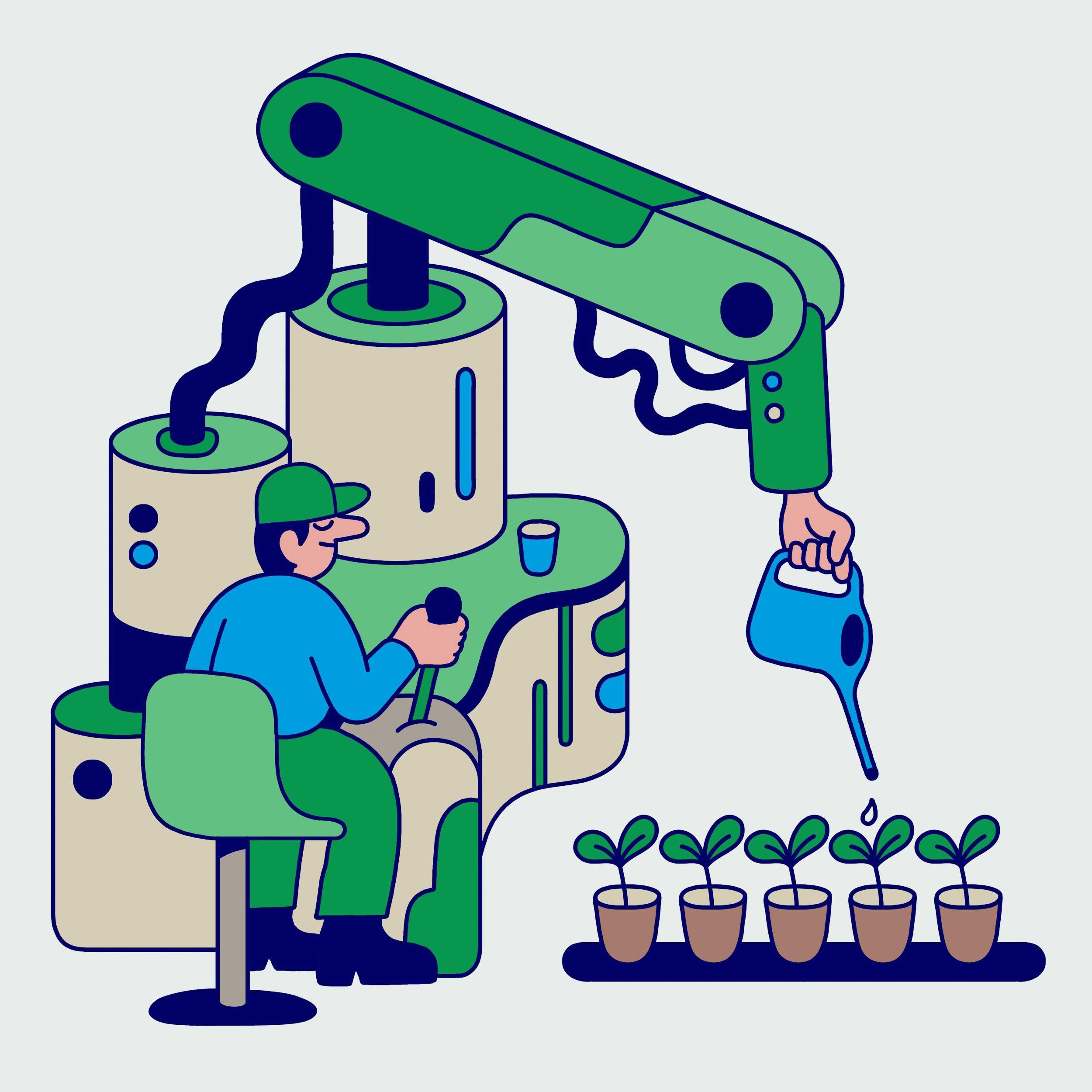 World of work illustration