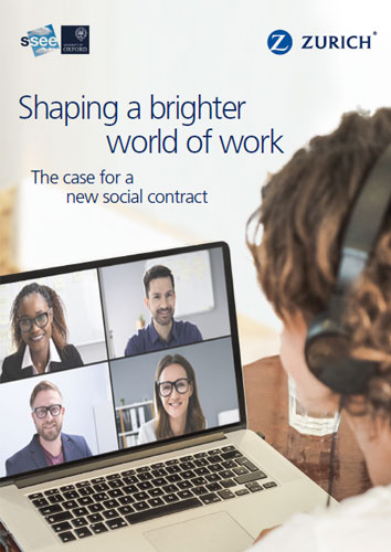 cover Shaping a brighter world of work The case for a new social contract