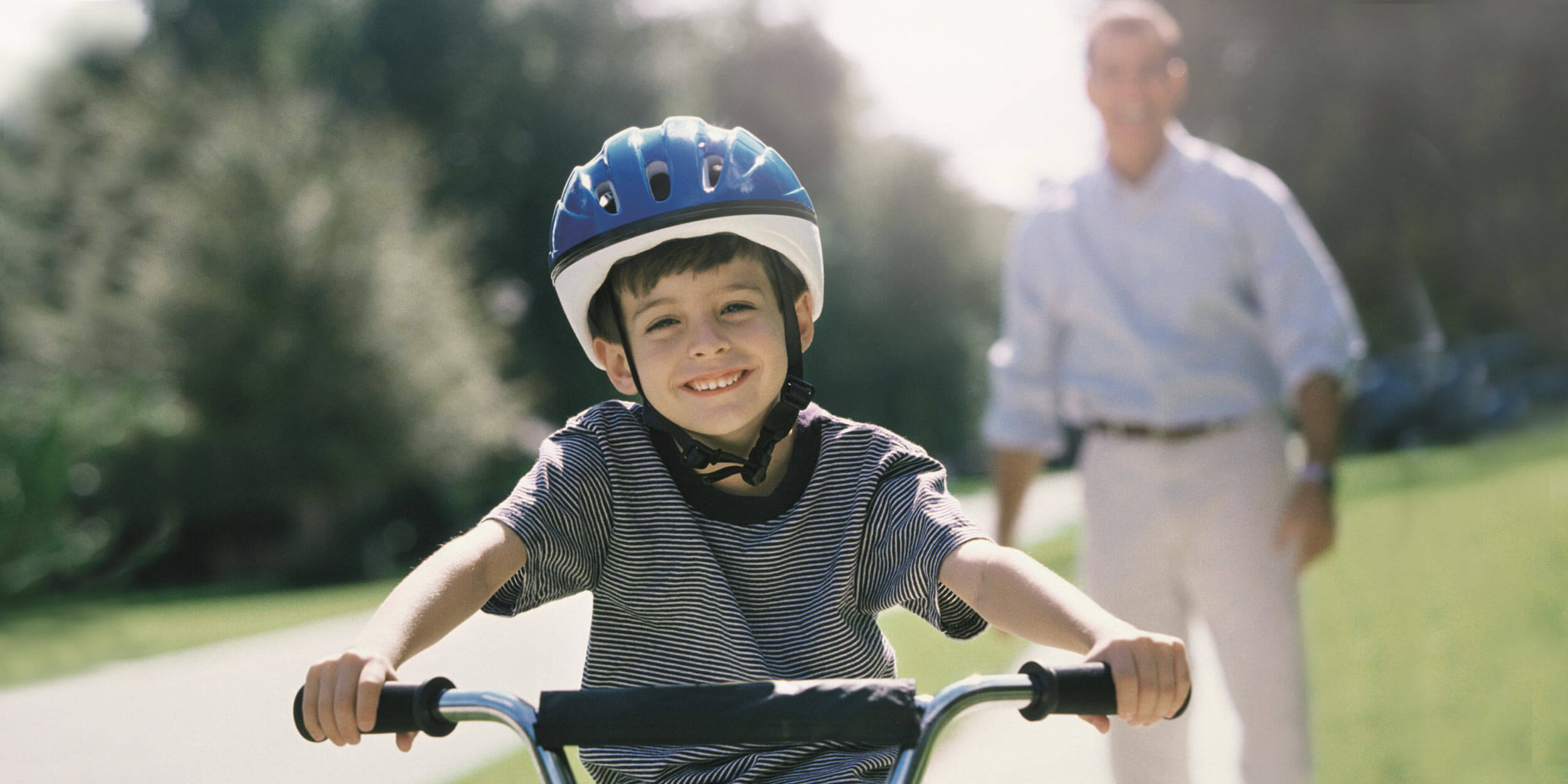 stage boy riding bike