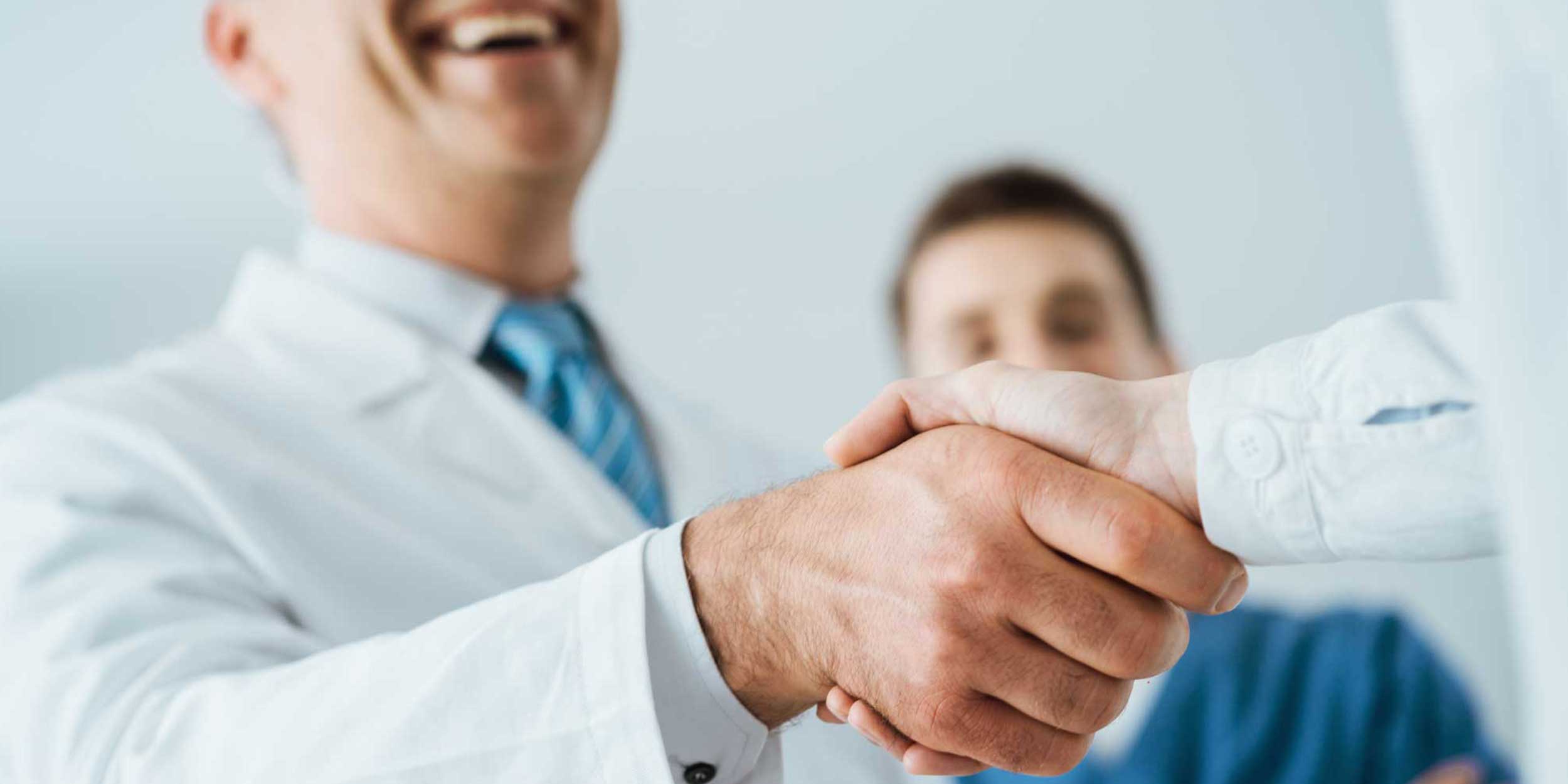 stage doctor handshake
