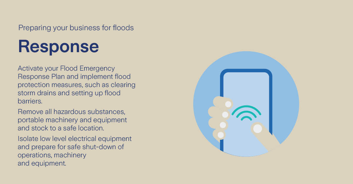 Flood phase response