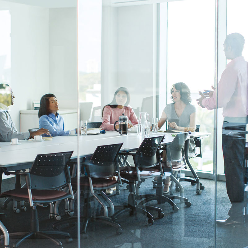 people in meeting room