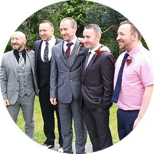 Mark Crawford and his four brothers