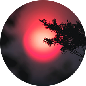 red sun
