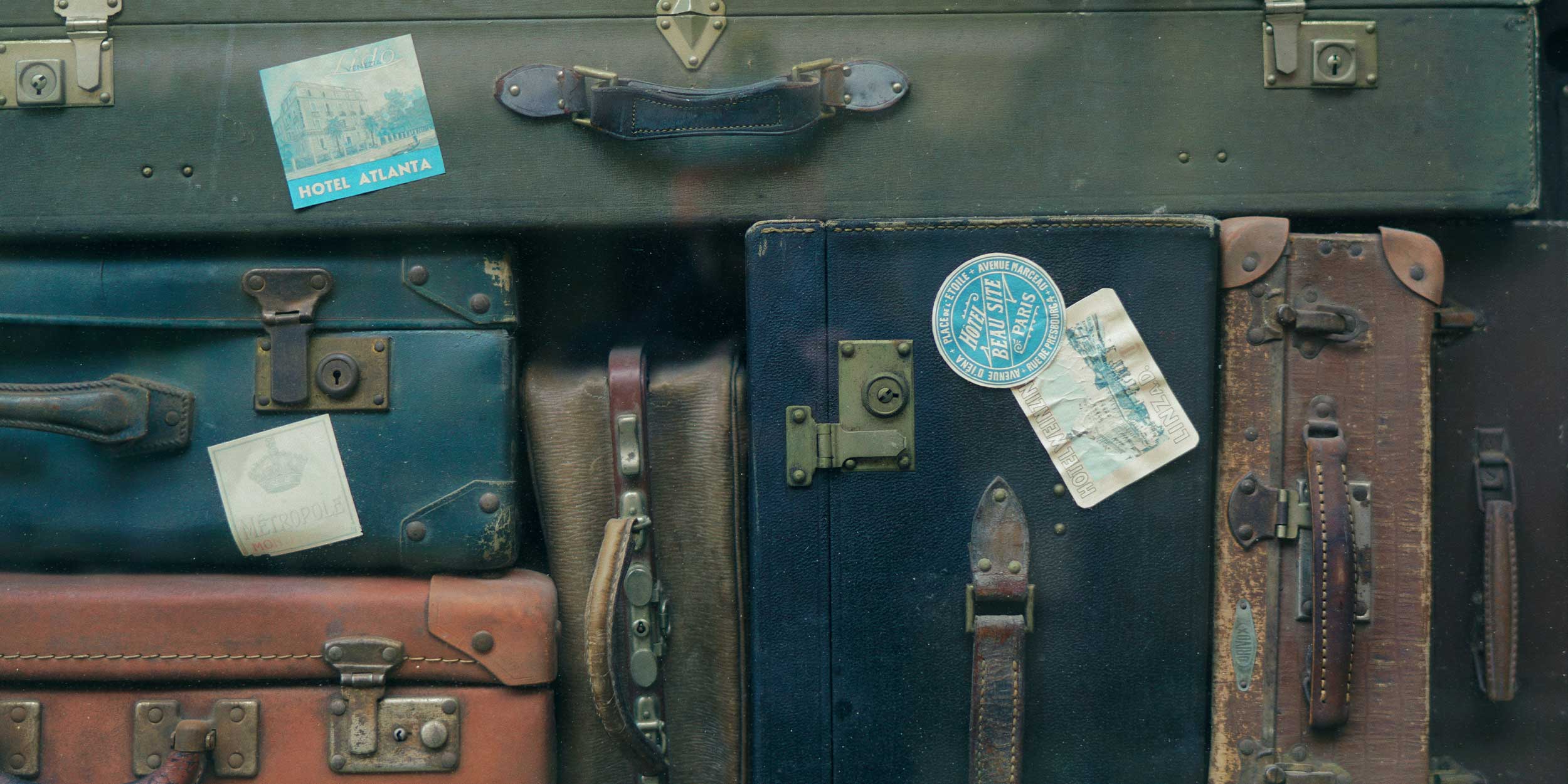 Recycle vintage luggage