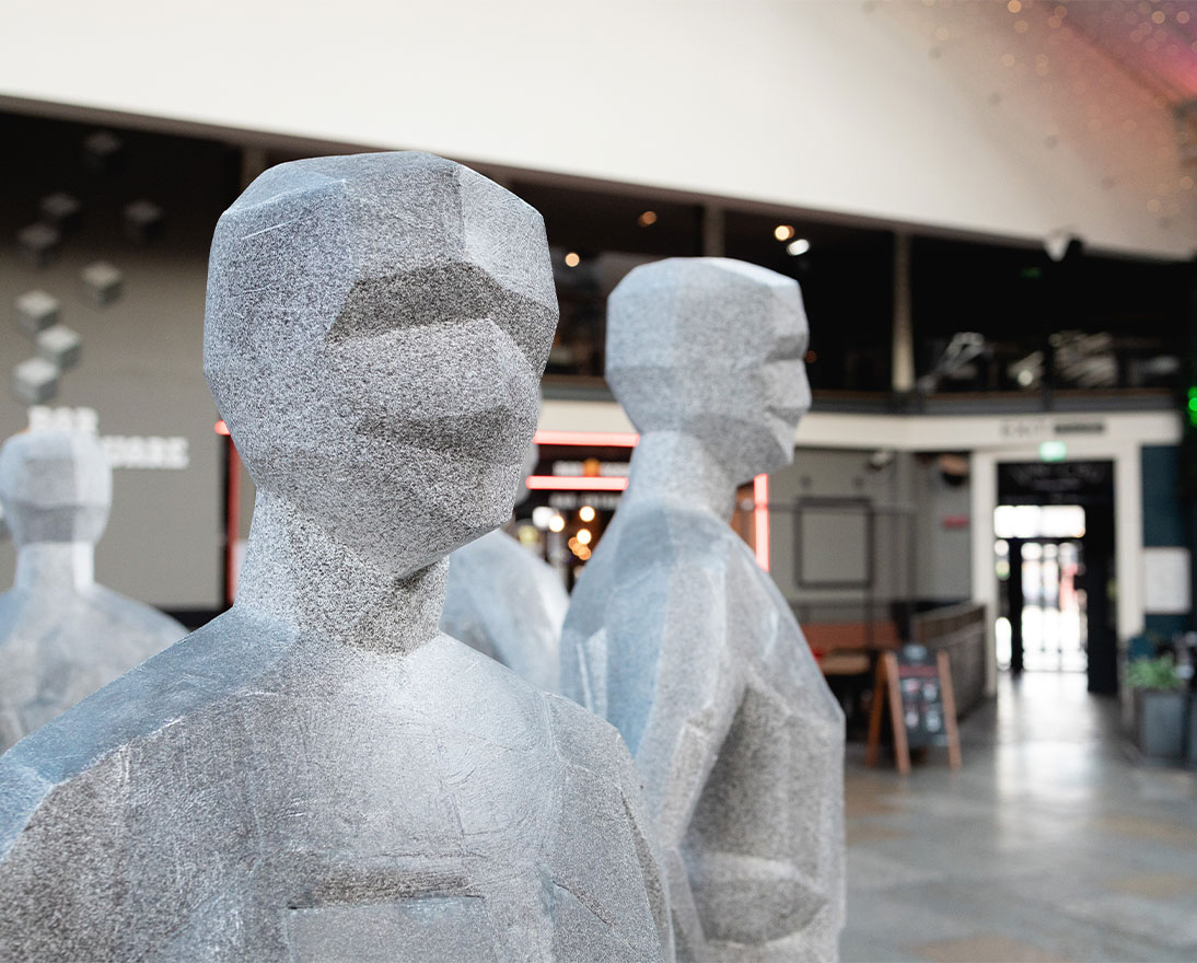 Zurich's statue in Glasgow made from captured CO2