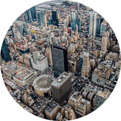 New York City seen from above