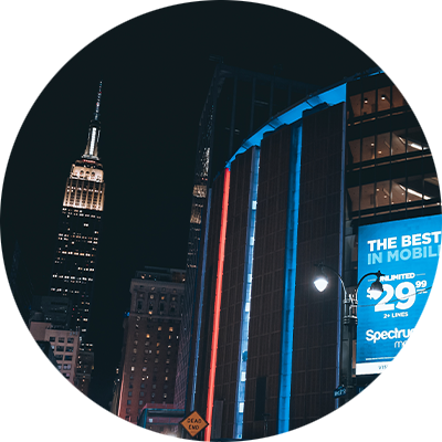 New York City by night