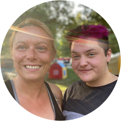 Stephanie and son Tyler