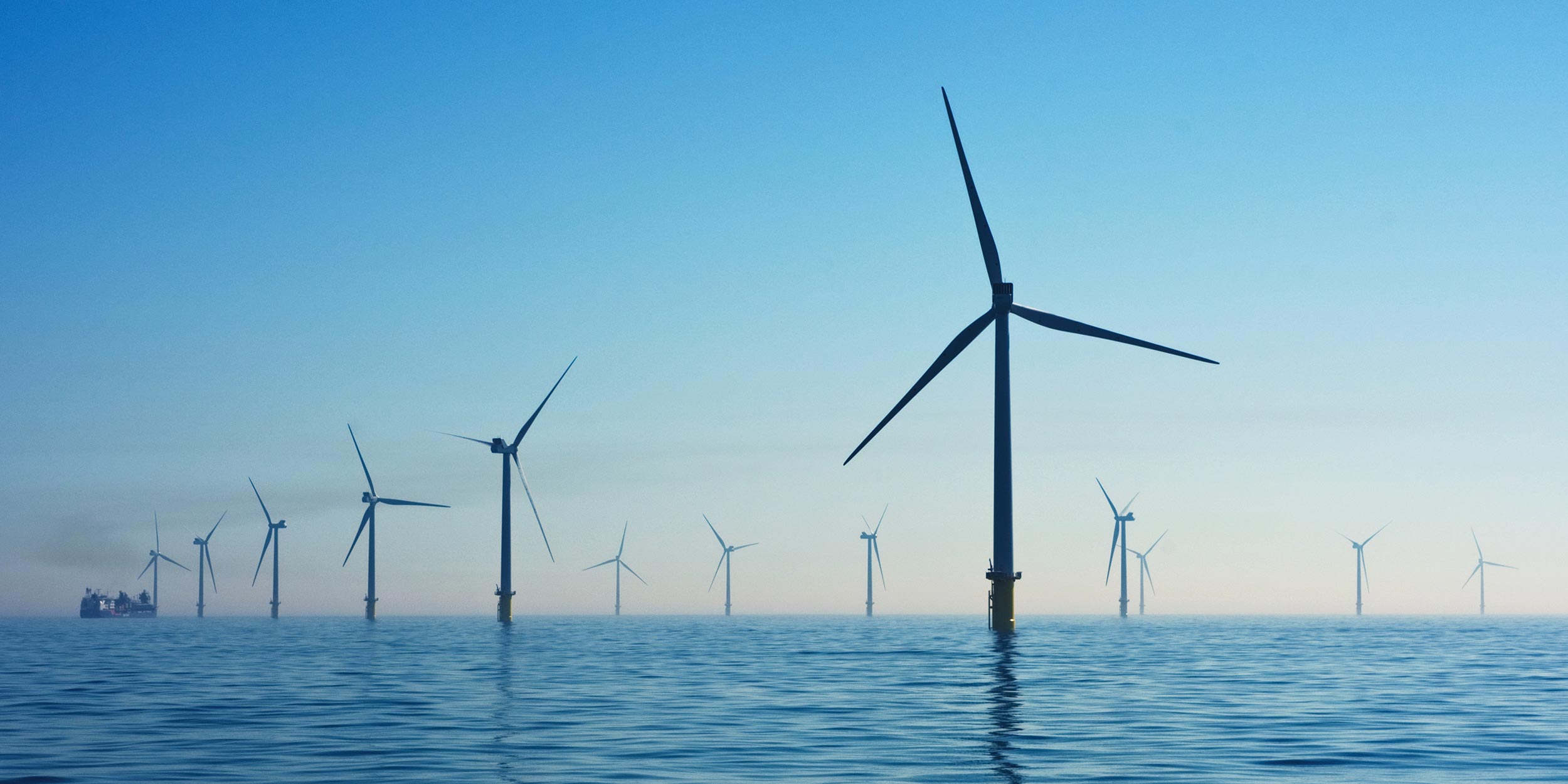 wind turbine in the sea