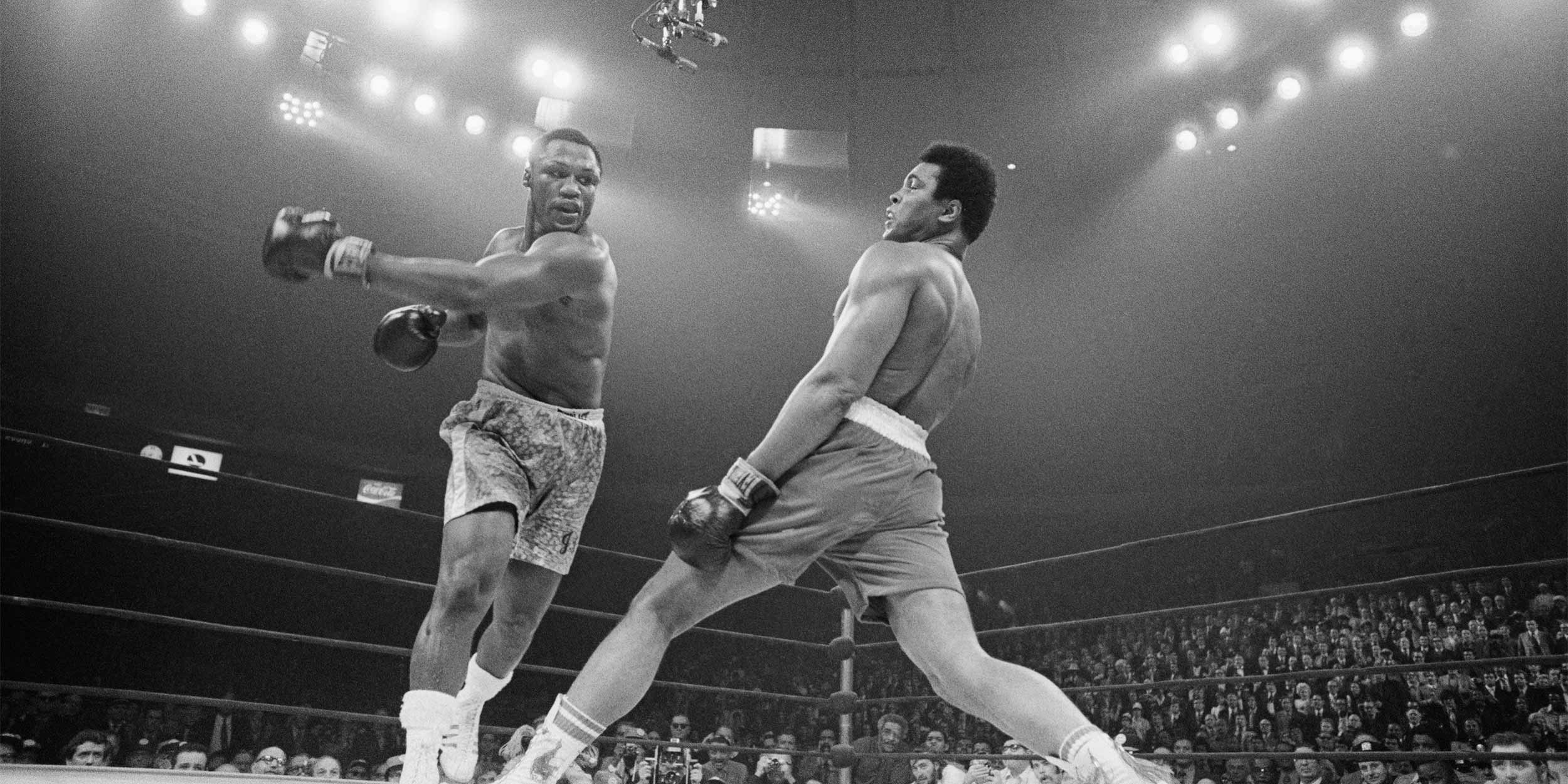 Muhammad Ali and Joe Frazier