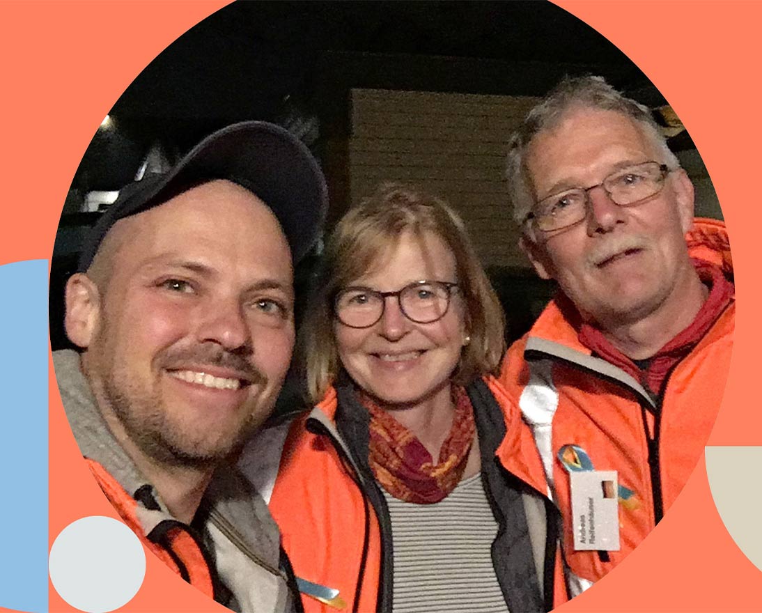 Zurich employees Anke Arnold, Marc Scheitterlein and Andreas Reifenhäuser