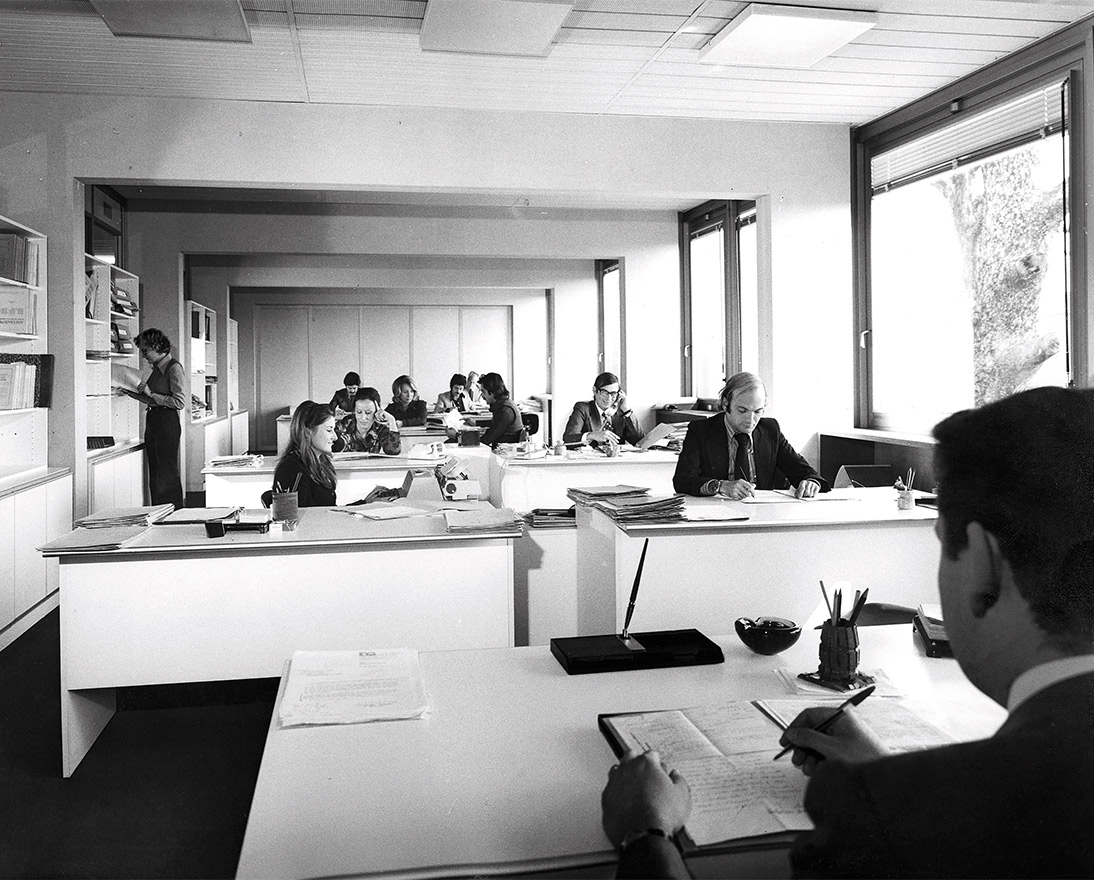 Zurich office in the past