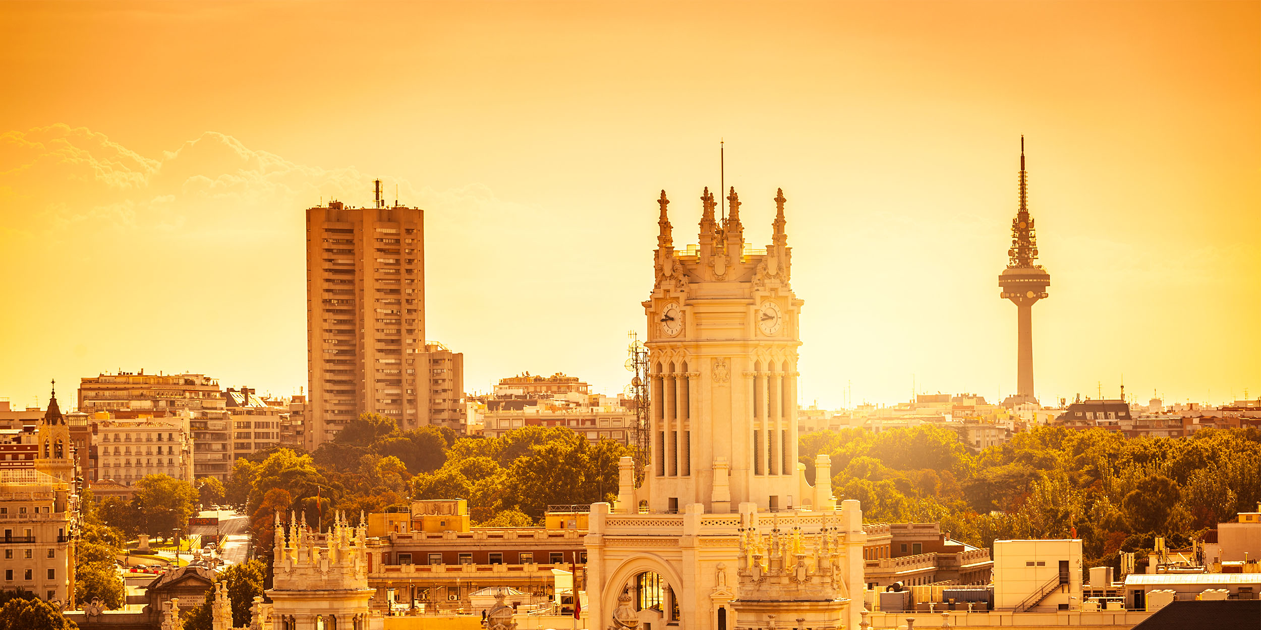 Madrid in the summer heat