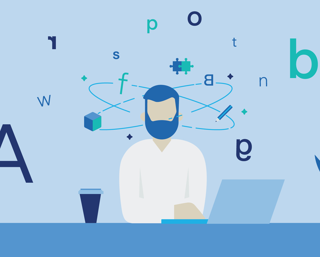 Dyslexia illustration