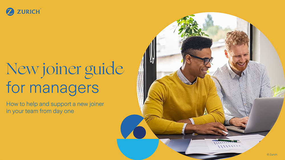 New joiner guide for managers