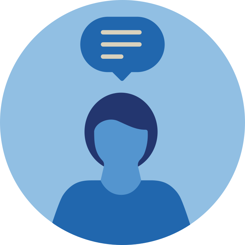 picto customer service dialog