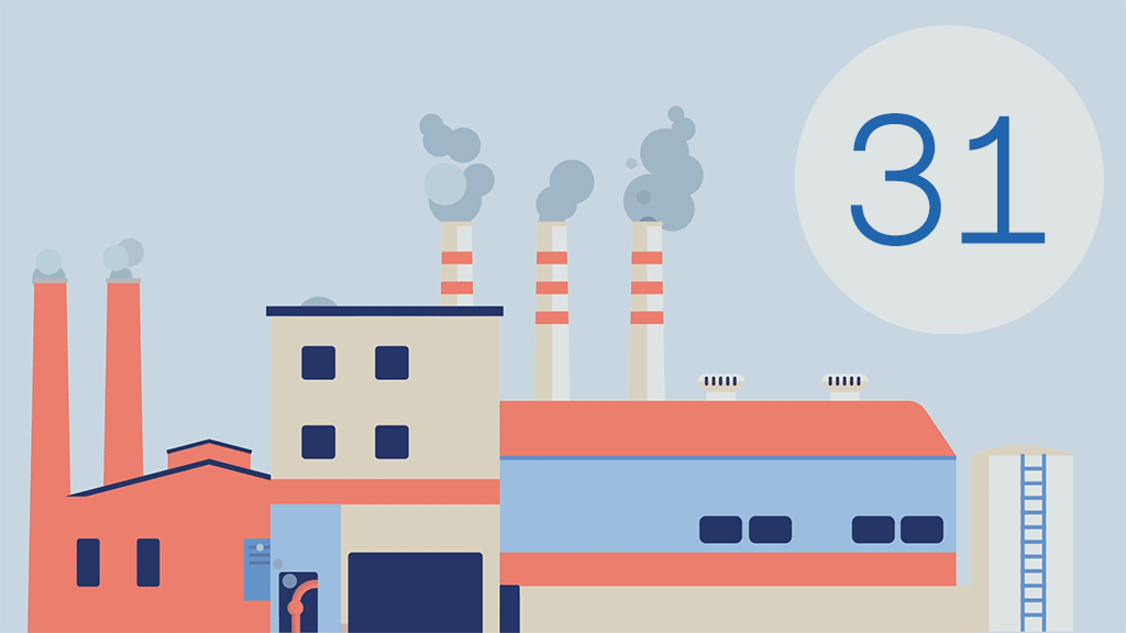illustration 63 tons of carbon emissions