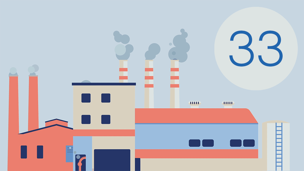 illustration 63 tons of carbon emissions