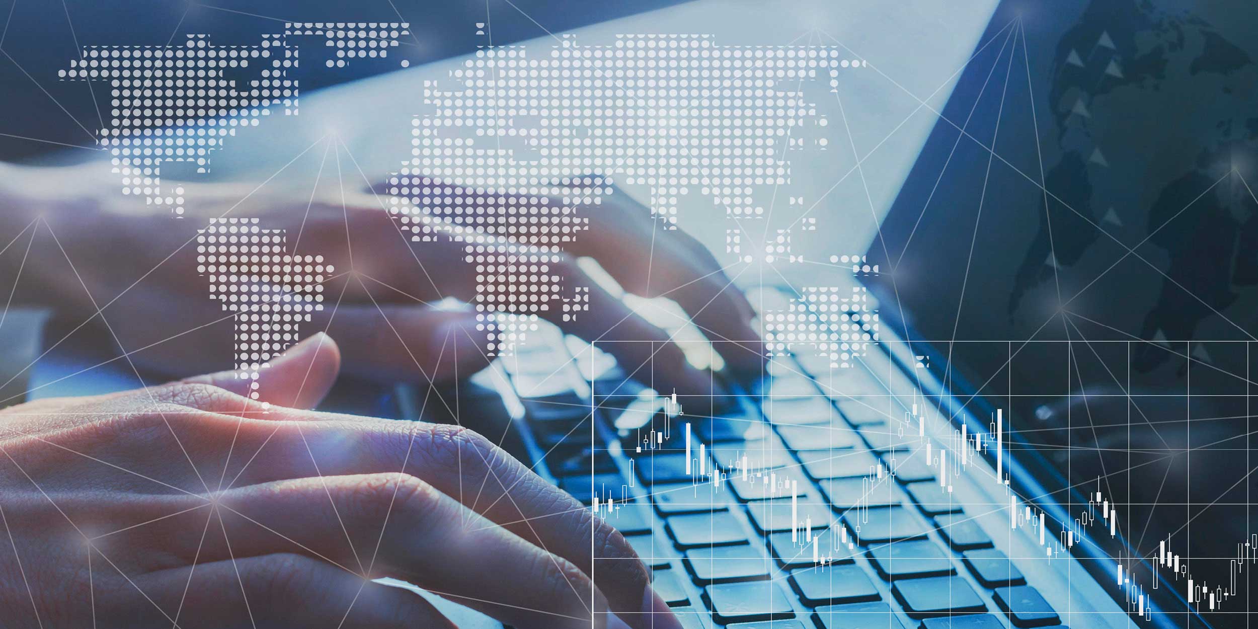 typing on a laptop keyboard