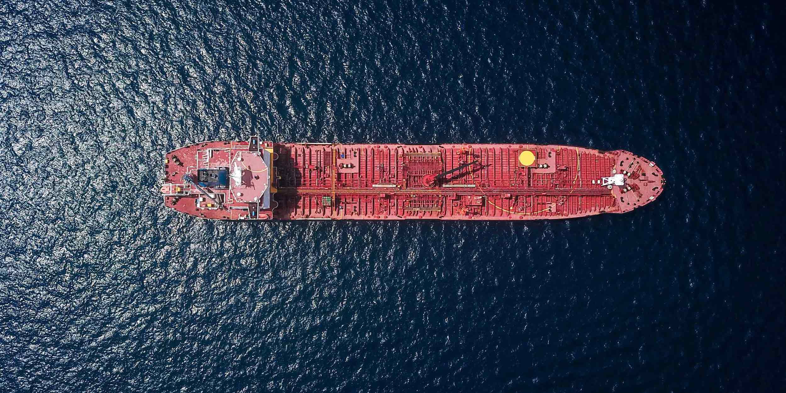 ship in the sea