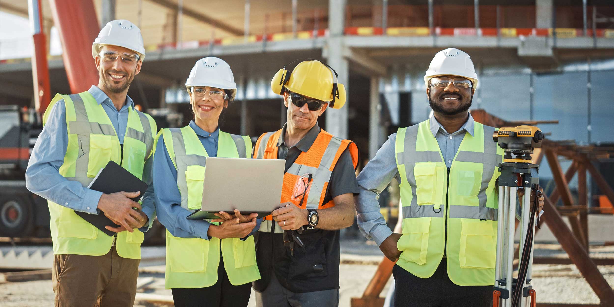 group of colleagues smiling