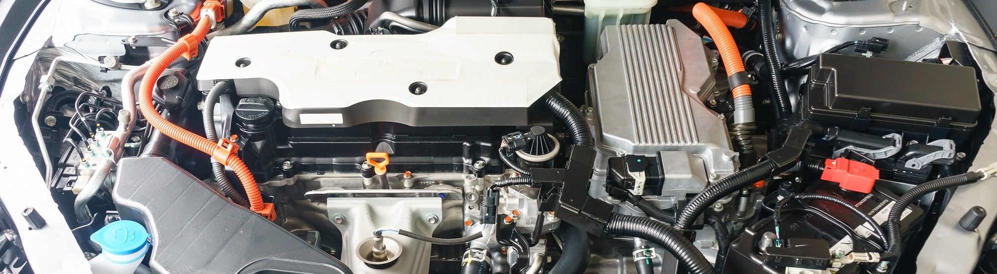 Overhead shot of an engine