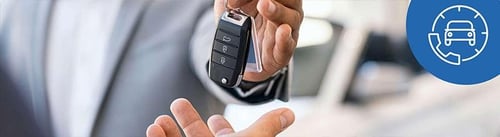 handing keys to a person