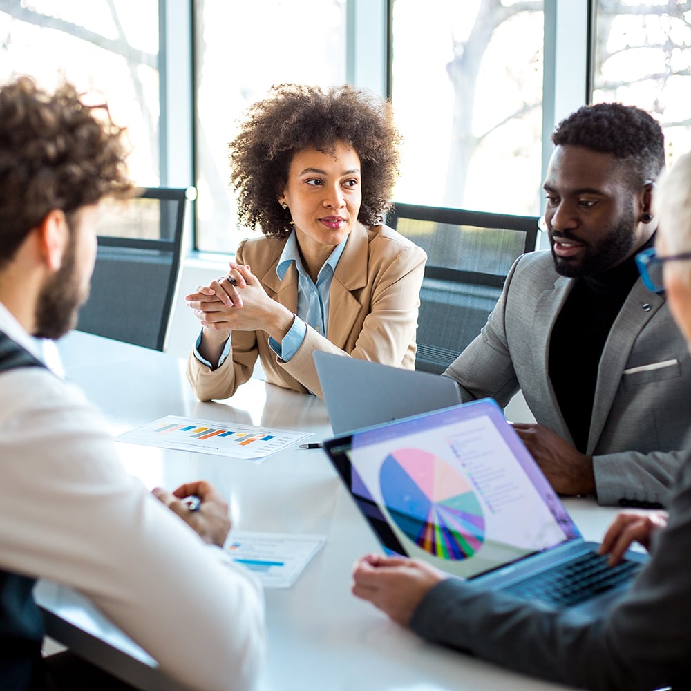 Team working in the office Team working in the office