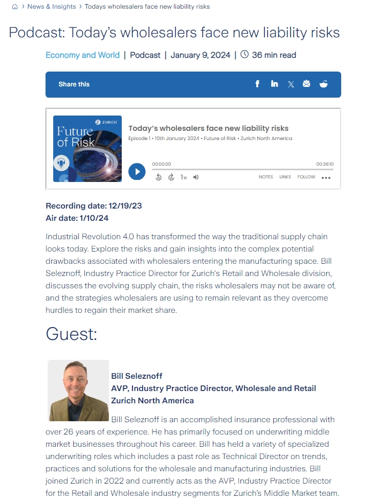 Podcast: Wholesalers Face New Liability Risks