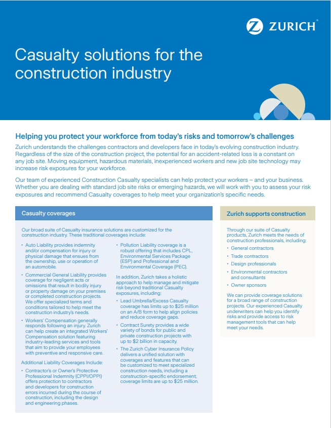 zurich-construction-casualty-fact-sheet