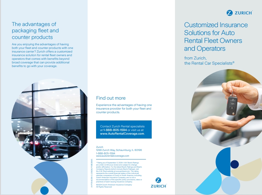 Auto Rental Fleet counter product brochure