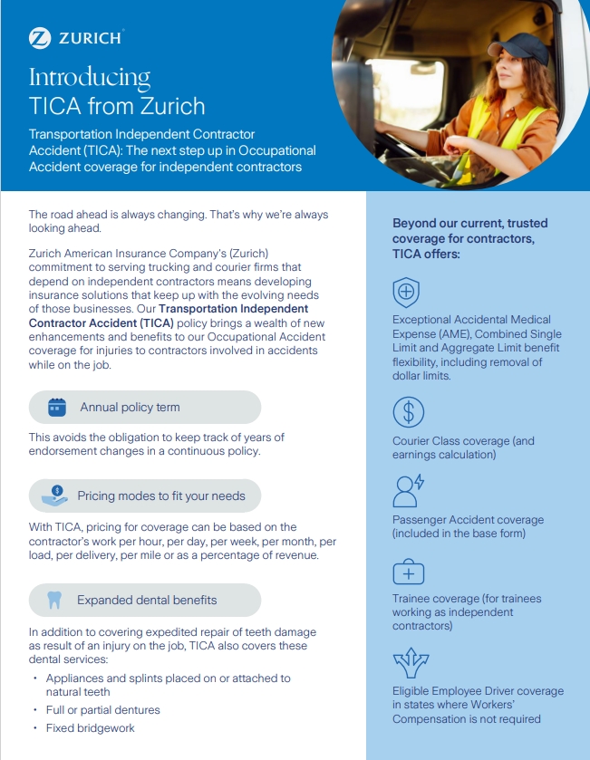 Introducing TICA from Zurich