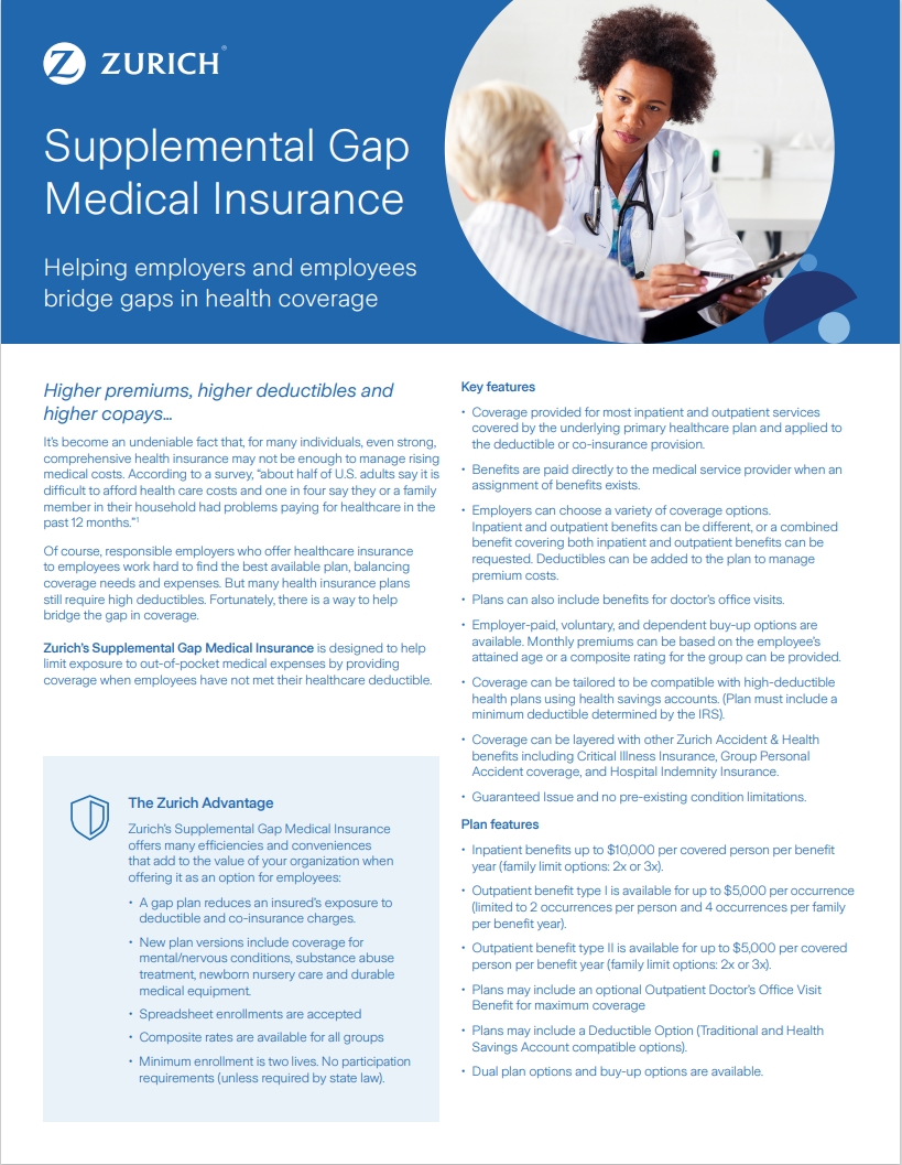 Supplemental Gap Medical Insurance
