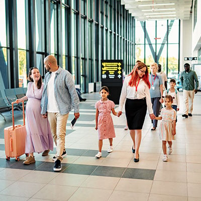 family traveling