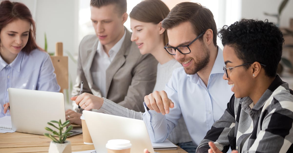 group-working-together-at table