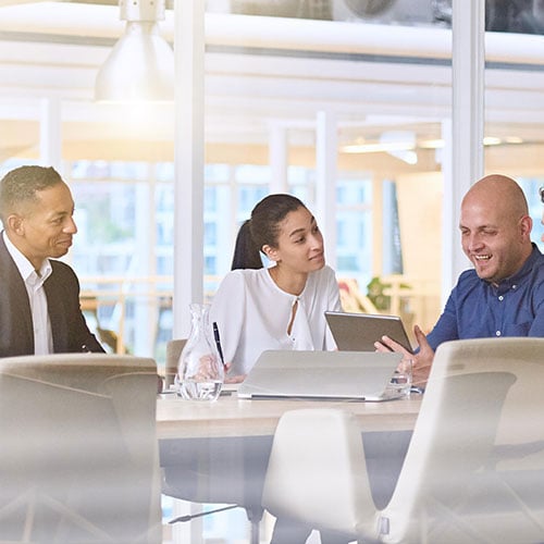 People at conference table