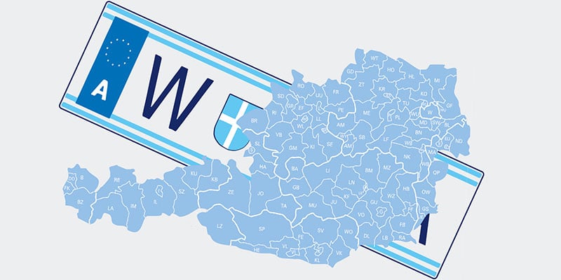 Kennzeichenübersicht in Österreich | Kfz-Versicherung