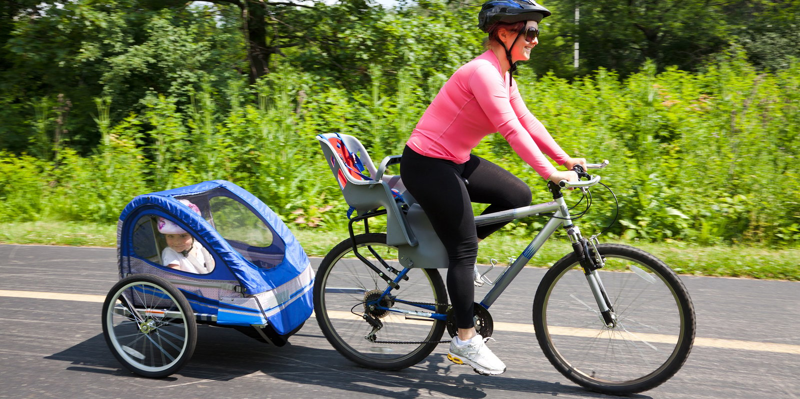 Fahrrad mit Anhänger